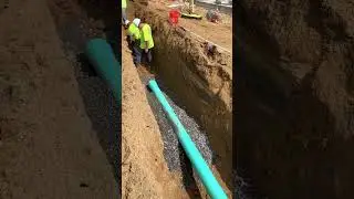 Sanitary sewer install