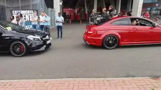 Supercars Accelerating At C&C Twente! R8, Huracan, Prior Design Cars And More.