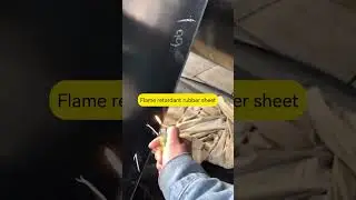 Flame retardant rubber sheet，Foglio di gomma ignifugo#rubber #rubberproducts #rubbermanufacturer