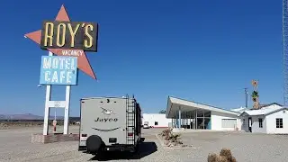 Route 66 Amboy California Roy's Motel and Cafe and Amboy Crater