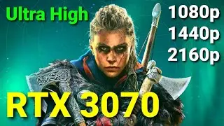 Assassin's Creed Valhalla | RTX 3070 | Ryzen 5 3600 | 1080p/1440p/4K | Ultra High