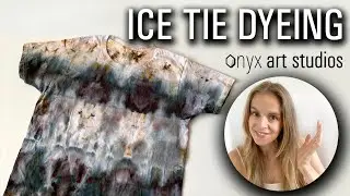 Ice Dye Pattern: Stripe Shirt Tutorial | Onyx Art Studios