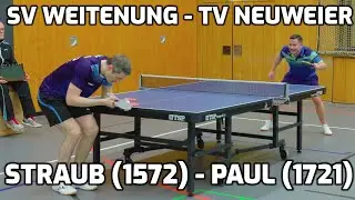 SV Weitenung - TV Neuweier - Straub (1572) - Paul (1721)