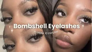 DIY BOMBSHELL EYELASHES | Beginner friendly tutorial
