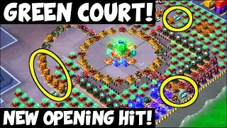 Green Court: New Opening Hit! 2 Shields + 7 Rockets! ✦ Boom Beach