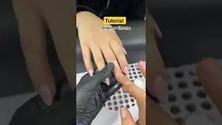 Ombre + Chrome Tutorial | Nails | Nailart | Ombre | Gel Extension| Acrylic Extension | #shorts