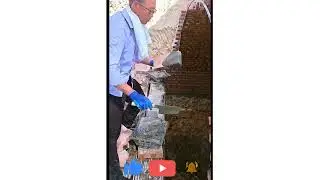 Curved brick roof supported by curved pipes amazing video and satisfactory #shorts