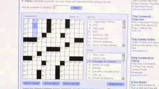 Where to Play Crossword Puzzles Online