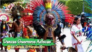 Danza Guerreros Aztecas en La Cañada, Qro