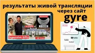 результат живой трансляции на ютубе через сервис gyre как набрать просмотры и подписчиков на ютюбе