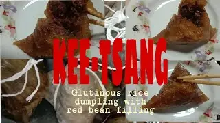 how to make RED BEAN DUMPLING OF SOUTHERN TAIWAN( KEE-CHANG)