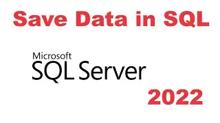 SQL save data using ASP.NET | View sql data on asp.net Grid | Save asp.net data into sql server
