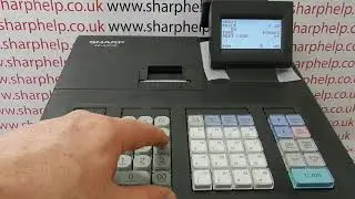 How To Program A PLU Product On The Sharp XE-A207 / XE-A207B / XE-A207W Cash Register