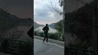 Morning walk at mall road mallital uk#mallroad #nanitalview #nanitaltrip