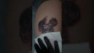 Mickey Mouse #tattoo #smalltattoo #metallictattoo