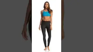 Sporti Active Chevron Color Block Swim Legging | SwimOutlet.com