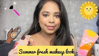 Summer Fresh Makeup Look| Trying new products RECODE,COLORBAR,NEUTROGENA &  more |Easy makeup 2021