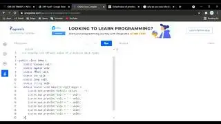 jntuk r19 java lab-1|| display default values of all primitive data types || #javaprogramming #java