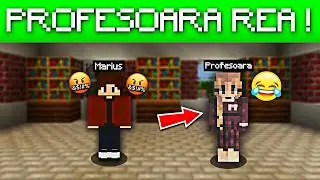 Profesoara asta vrea să mă &icirc;nlocuiască.. si să &icirc;mi fure toți elevii ! (Minecraft)