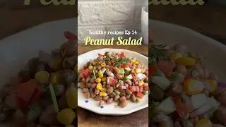 Healthy Protein-Rich Peanut Salad 🥗🥜#shorts #salad #saladrecipe #protien #trending #viralvideo