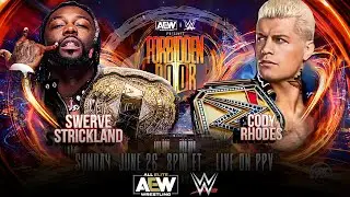 AEW x WWE Forbiden Door - Dream Match Card HD