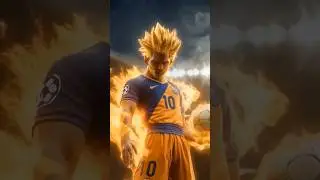Messi x Goku Fusion 💥 | Super Saiyan Football Legend ⚽🔥 #shorts #ytshorts #animalfusion #shortyz