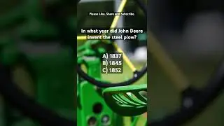 When was the steel plow invented? #shorts #agriculture @JohnDeere #nothingrunslikeadeere #farming