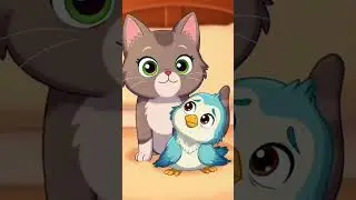 Cat 🐈 help other #all #cartoon #moralstories #for #share#youtube