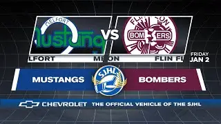 ОСНОВНЫЕ МОМЕНТЫ: Матч Melfort Mustangs против Flin Flon Bombers - 2 января 2026 г.