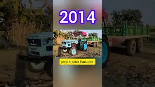 Preet Tractor Evolution 1970&ndash;2026 | Old to New Models | Farming Machine History 🚜 #shortvideo