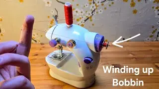 How to Wind up Bobbin on Mini Sewing Machine