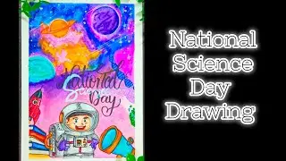 National Science Day Drawing| National Science Day Poster Drawing| Science Day Drawing easy chart