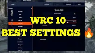 WRC 10 ЛУЧШИХ НАСТРОЕК КОНТРОЛЛЕРА 🔥
