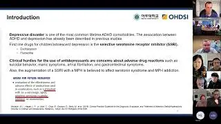 Safety outcomes of selective serotonin reuptake inhibitors in adolescent ADHD w/ comorbid ... (Kim)