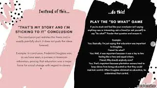 Final Thoughts: Essential Elements of a Conclusion