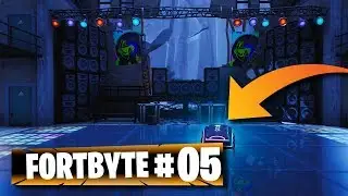 Fortnite Fortbyte #05 Location: Accessible by Using the Laid Back Shuffle Emote inside a Dance Hall