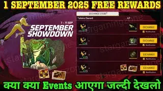 1 September 2025 Free Fire New Event | Upcoming Update In Free Fire Tonight Update 1 September Event