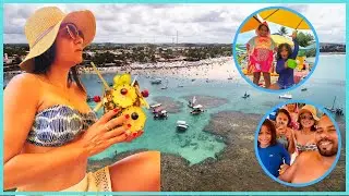 CHEGAMOS EM PORTO DE GALINHAS!!! Vlog de viajem Samy bele. 