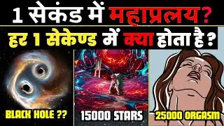 पलक झपकते ही ब्रम्हांड में क्या क्या होता है ? What happens in the blink of An eye ?
