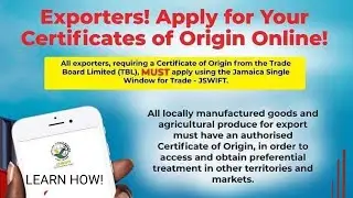 How to Apply for a JSWIFT electronic Certificate of Origin