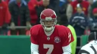 Matt Cassel gets a tiny bit of pressure and freaks out, 2009