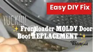 ✨ FRONT Load Washer With  MOLDY Door Boot - Easy Replacement ✨