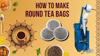 Round tea bag packing machine - form fill seal