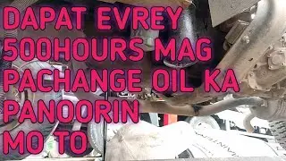 #automotive #howtochangeoil PANO MAG CHANGE OIL 6HH1 ELF DIESEL ENGINE TAGALOG TUTORIAL