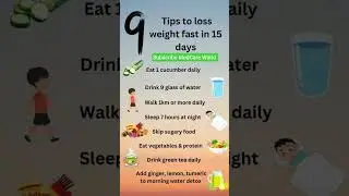 9 Tips to Lose Weight Fast in 15 Days 🔥 | Healthy & Safe Guide 🌍 #manageweight #shorts #weightloss