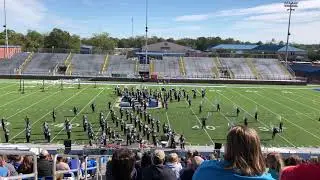 Barbe Band of Blue 2019-20 A Tangled Web Sulphur Marching Competition