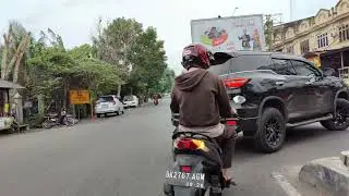 4K HD | Driving a motorbike through the pine tree areas of Banda Aceh | Aceh