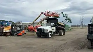2017 FORD F-650 SUPER DUTY SINGLE AXLE DUMP TRUCK, For Sale