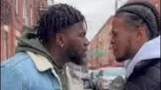 Dark-skin people disrespecting light-skinned people.
