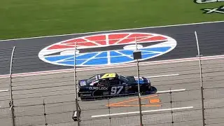 Shane van Gisbergen qualifying lap at Atlanta for NASCAR Xfinity Series (from the stands)